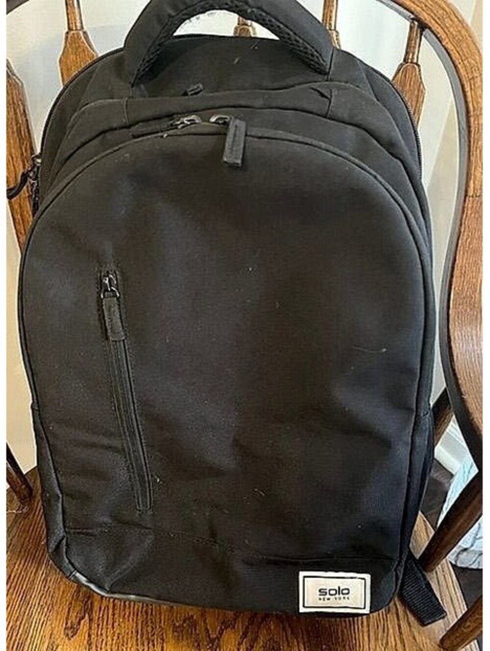 Solo New York Define Laptop Backpack, Black, Fits 15.6" Laptop (18 x 13 x 7)